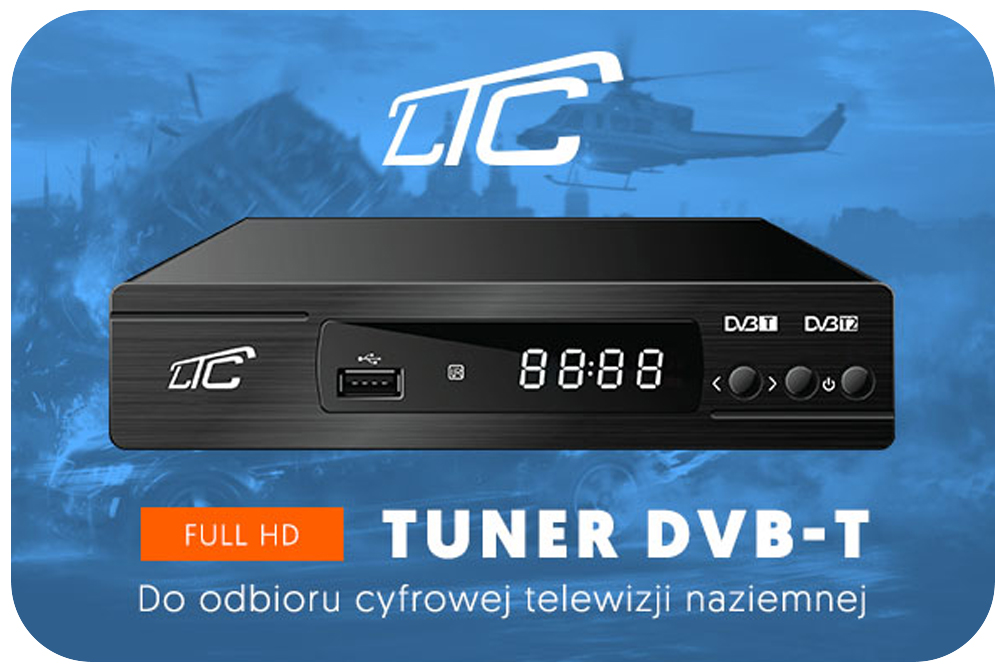 Tuner Cyfrowy Ltc Dvb T Hevc H Programowalny Pilot Ltc Sklep