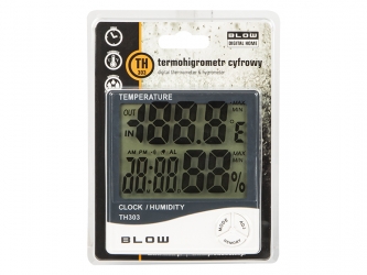 Termo-higrometr BLOW TH303 urządzenie do pomiaru temperatury oraz wilgotności powietrza