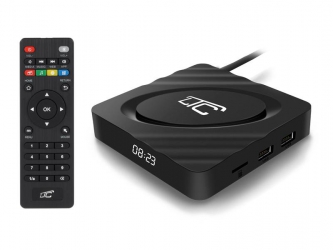 Smart TV BOX LTC Android 4K UltraHD WiFi - wbudowany zegarek