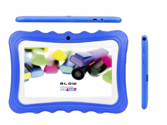 Tablet BLOW KIDSTAB 7.4 HD2 + etui + gry dla dzieci - niebieski