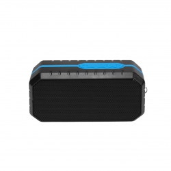 Przenośny Głośnik bluetooth ART AS-B03 Czarno-niebieski mikrofon FM SD 3W wodoodporny