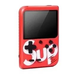 Konsola gamingowa przenośna do gier Retro 401 R2invest + gamepad czerwona