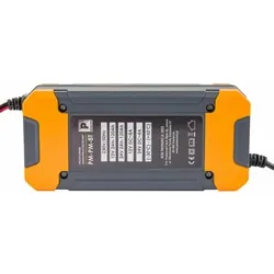 Prostownik mikroprocesorowy akumulatorowy 12V / 24V Powermat PM-PM-8T 10-etapowy LCD