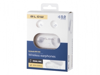 Słuchawki BLOW Earbuds BTE100 Bluetooth PowerBank białe