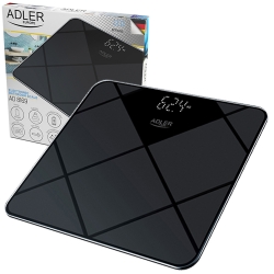 Elektroniczna szklana waga łazienkowa Adler AD 8169 do 180 kg