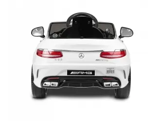 Samochód auto na akumulator Caretero Toyz Mercedes-Benz S63 AMG akumulatorowiec + pilot zdalnego sterowania - biały