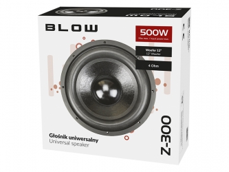 Głośnik niskotonowy uniwersalny BLOW Z-300 4Ohm 