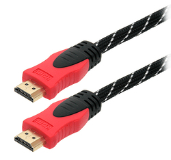 Kabel HDMI męski 4K 3D Blow RED 5m pozłacany