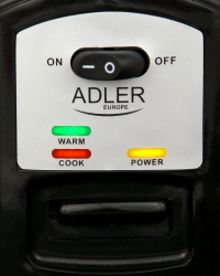Garnek do gotowania ryżu Adler AD 6406 2 funkcje 1000W 1,5L