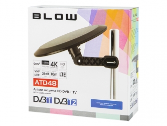 Antena panelowa DVB-T BLOW ATD48 aktywna zewnętrzna 