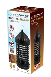 Lampa owadobójcza Esperanza Terminator II na muchy ćmy komary