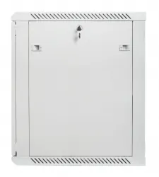 Szafa instalacyjna RACK wisząca 19&#039;&#039; 15U 600x600 drzwi szklane Lanberg - szara