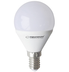 Żarówka LED Esperanza G45 E14 5W AC230V ciepły biały
