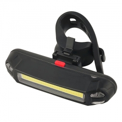 Akumulatorowa lampka rowerowa LTC LED COB biało/czerwony na przód lub tył