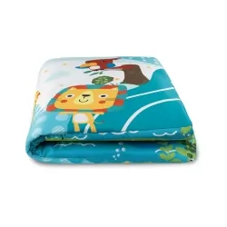 Duża mata edukacyjna Lionelo Anika Plus Multicolor  2w1 z funkcją kojca
