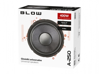 Głośnik niskotonowy uniwersalny BLOW A-250 8Ohm