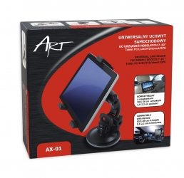 Uchwyt samochodowy 2w1 na tablet 7-10&quot; ART AX-01 na zagłówek lub na szybę