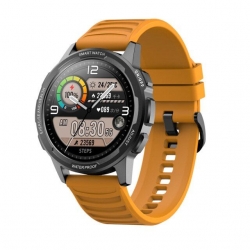 Zegarek sportowy smartwatch SENBONO X28 Full HD z metalową kopertą - zółty