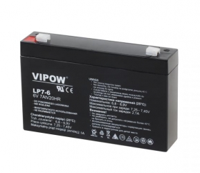 Akumulator żelowy VIPOW 6V 7Ah