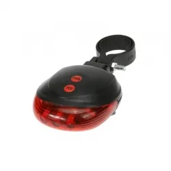 Lampka rowerowa LTC LED tylna z laserem