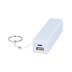 Powerbank 2600mAh SETTY biały USB / microUSB
