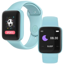Zegarek smartwatch opaska sportowa Y68S - niebieski
