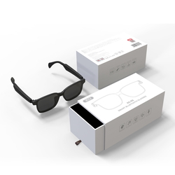 Okulary przeciwsłoneczne Bluetooth XO E5 UV400 nylonowe z mikrofonem czarne
