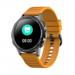 Zegarek sportowy smartwatch SENBONO X28 Full HD z metalową kopertą - zółty