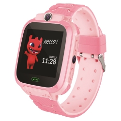 Zegarek smartwatch Maxlife Kids Watch MXKW-300 dla dzieci różowy