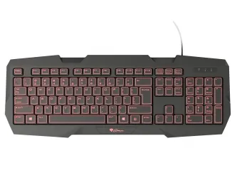 Klawiatura Genesis RX22 podświetlana klawiatura + duża mata na biurko Warrior XXL 89cm Kruger&amp;Matz