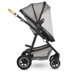 Wózek wielofunkcyjny LIONELO AMBER 2 w 1 spacerówka + gondola + torba + akcesoria - szary