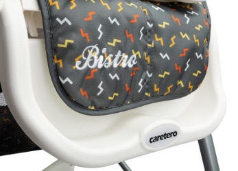 Krzesełko do karmienia leżaczek 2w1 Caretero BISTRO 2019 - grafitowe