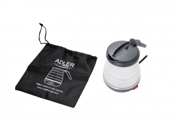 Elektryczny czajnik silikonowy turystyczny Adler AD 1279 0,6 L 750 W