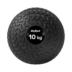 Mała piłka lekarska do ćwiczeń rehabilitacyjna Slam Ball 23cm 10kg REBEL ACTIVE