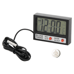 Termometr panelowy BLOW TH002 LCD   zegar