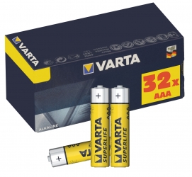 Zestaw 32 baterie AAA VARTA R3 Superlife cynkowo-węglowe