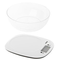 Elektroniczna waga kuchenna z misą Mesko MS 3179 - biała