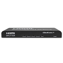 Aktywny rozdzielacz Splitter 4 x HDMI 4K x 2K Qoltec 6Gb/s 60Hz High stability