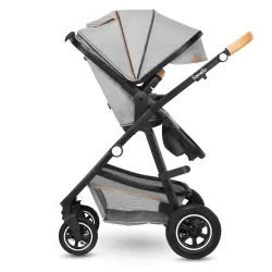 Wózek wielofunkcyjny LIONELO AMBER 2 w 1 spacerówka + gondola + torba + akcesoria - szary