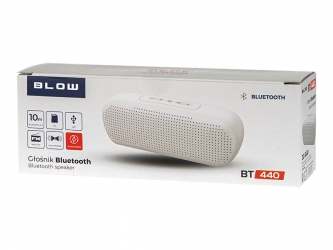 Przenośny głośnik Bluetooth BLOW BT440 szary 2x5W  FM USB AUX microSD