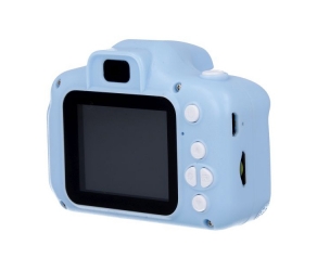 Zestaw dla dzieci kamera aparat Forever Smile SKC-100 + zegarek smartwatch Maxlife Kids Watch MXKW-300 niebieski
