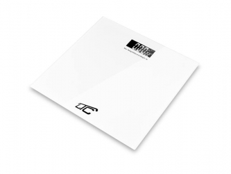 Elektroniczna waga  łazienkowa LTC z termometrem do 180 kg biała