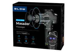 Masażer pistolet do masażu mięśni BLOW Wave 4000   10 głowic