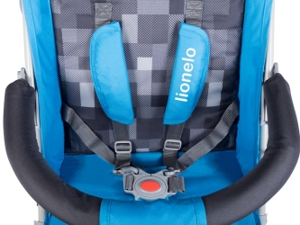 Wózek spacerowy  LIONELO ELIA + folia przeciwdeszczowa + moskitiera kolor niebieski