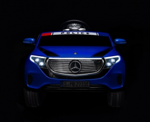 Samochód auto na akumulator Caretero Toyz Mercedes-Benz EQC 400 POLICJA akumulatorowiec + pilot - niebieski