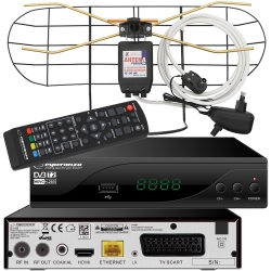 Cyfrowy zestaw DVB-T antena pokojowa + tuner DVB-T2 EV105