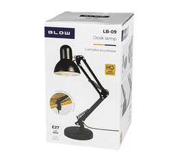 Lampka biurkowa kreślarska E27 BLOW LB-09