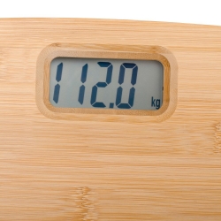Elektroniczna waga łazienkowa Adler AD 8173 do 150 kg z naturalnego bambusa