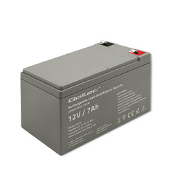 Akumulator AGM Qoltec 12V 7Ah max. 105A Security