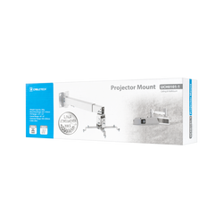 Uchwyt ścienny do projektora multimedialnego Cabletech do 20kg - srebrny